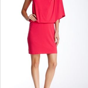 Jessica Simpson JS2A3163 Pink One Shoulder Dress